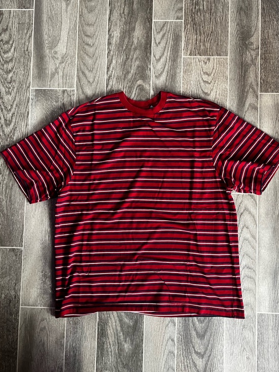 Puritan Other - Men's Vintage y2k Puritan brand Red Striped Crewneck Shirt - Classic Casual Tee